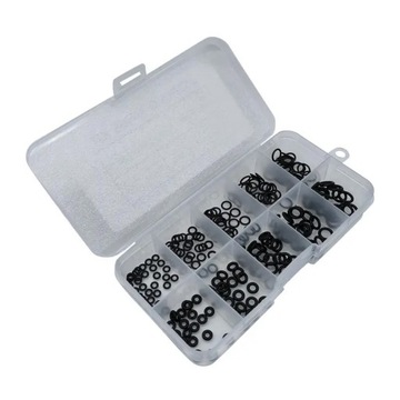 МЕГА НАБОР ПРОКЛАДОК, ПРОКЛАДОК, УПЛОТНИТЕЛЬНЫХ КОЛЬЦЕВ, 250 ШТ. КОРОБКА-ОРГАНИЗАТОР 3-9 ММ