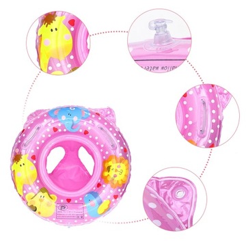 НАДУВНОЕ КОЛЕСО С СИДЕНЬЕМ ДЛЯ ПЛАВАНИЯ ДЛЯ РЕБЕНКА ОТ 6 ДО 36 МЕСЯЦЕВ