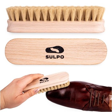 Szczotka do butów POLERKA 17 cm