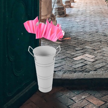 Uchwyt na laskę Parasol doniczkowy z ocynkowanego metalu LLWL