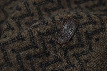 BARBOUR Wełniany Sweter Męski w Serek Wool / M