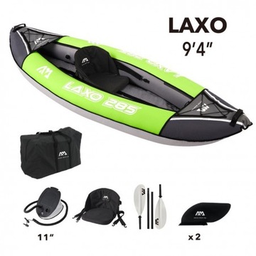Kajak pompowany AQUA MARINA LAXO 285 cm 1-os.