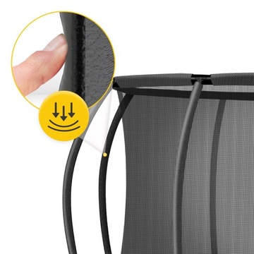 TRAMPOLINA DOMOWA DLA DZIECI DO DOMU I OGRODU Z SIATKĄ WEWNĘTRZNĄ OGRODOWA