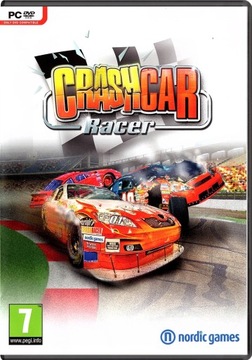 GRA PC DVD CRASH CAR RACER ! NOWA - NA PŁYCIE