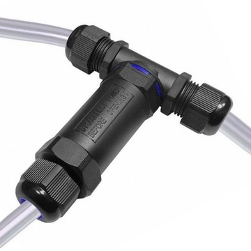 Mufa ZŁĄCZE hermetyczne puszka ZŁĄCZKA wodoodporna IP68 trójnik T 3x2,5mm2