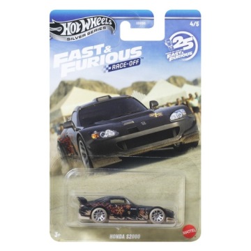 Hot wheels honda s2000 silver series fast & furious race-off jkx18 (виставковий)