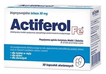 ActiFerol Fe 30mg żelazo, 30 saszetek