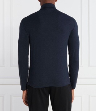 Emporio Armani sweter niebieski golf rozmiar M