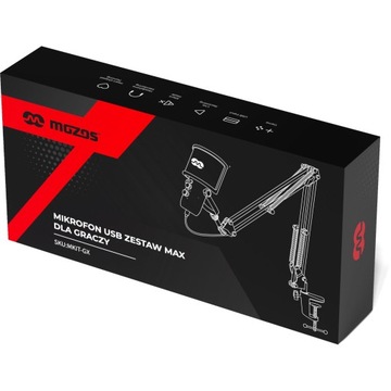 НАБОР ИГРОВОЙ СТУДИЙНЫЙ USB-МИКРОФОН MKIT-GX