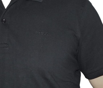 Hugo Boss Koszulka polo czarna , poloshirt logo classic roz. L