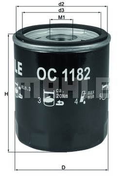 KNECHT OC 1182 FILTR OLEJE + LX 4142 VZDUCHU