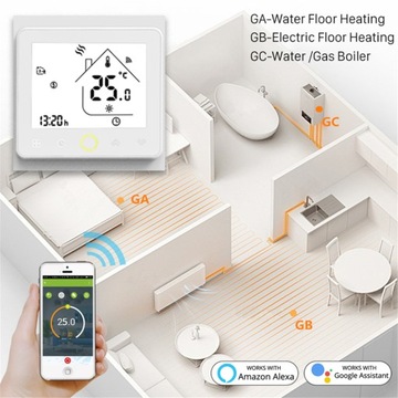 Tuya 5A ZIGBEE Термостат для подогрева пола