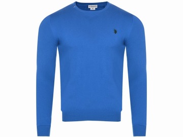 U.S. POLO ASSN. - SWETER MĘSKI BURT 53241 EH33 SWETER BAWEŁNIANY