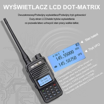 Радиостанция Retevis RT85 с 32 каналами PMR