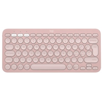 Bluetooth klávesnice Logitech K380 růžová, rozložení italské Qwerty