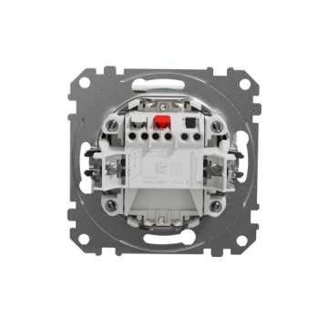 Одиночный переключатель с выделенным Sedna Design White SDD111101L Schneider