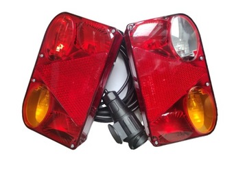 GOTOWY ZESTAW LAMP ŚWIATŁA LAMPY PRZYCZEP 13 PIN