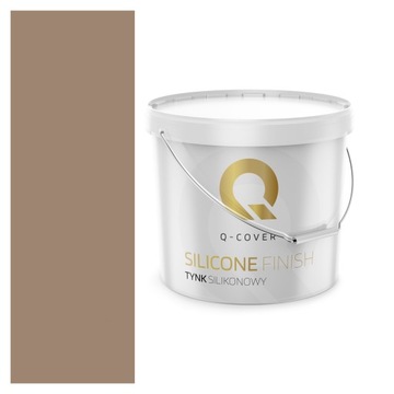 TYNK SILIKONOWY ORZECHOWY KOLOR ORZECH ORZECHOWA 15KG GRANULACJA 2.0mm