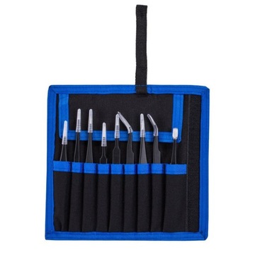 Антистатические пинцеты, 9 шт., многофункциональные