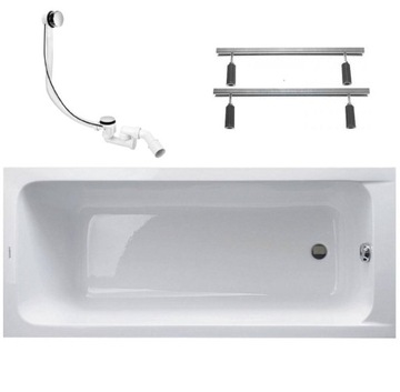 Duravit D-Code Wanna prostokątna+nogi+syfon