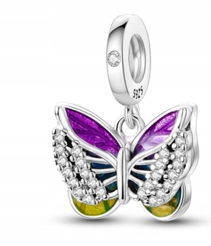 CHARMS ZAWIESZKA BIŻUTERIA MOTYL MOTYLEK model 5