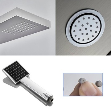 НЕРЖАВЕЮЩАЯ НЕРЖАВЕЮЩАЯ Душевая панель Тропический душ с гидромассажем ВОДОПАД + крепления