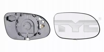 MERCEDES ACLAS W168 1997-2005 SZKLO LUSTERKA RH