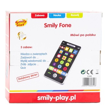 СМАРТФОН SMILY FONE СЕНСОРНЫЙ ТЕЛЕФОН НА ПОЛЬСКОМ ЯЗЫКЕ