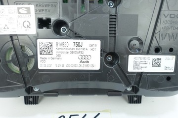 AUDI Q2 81A 2016- PŘÍSTROJOVÁ DESKA BUDÍKY 81A920750J