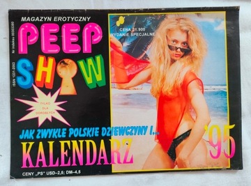 Peep Show Magazyn erotyczny gazety KALENDARZ 95