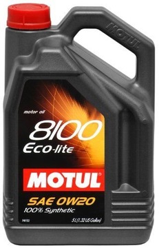 MOTUL 0W20 5L. 8100 ECO-LITE SILNIKOWY OLEJ