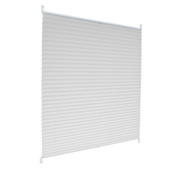 Bialy plisowany 80 x 200 cm
