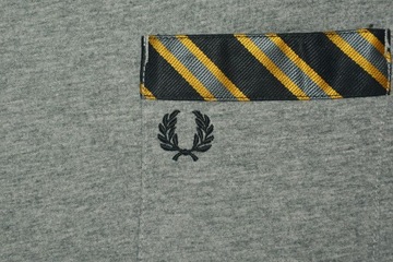 Fred Perry T-Shirt Koszulka Bawełna BDB Ładny M