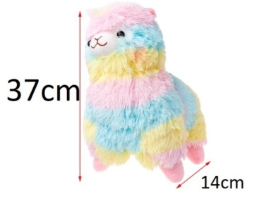 ПЛЮШЕВЫЙ МАСКОТ АЛЬПАКА ЛАМА 37 СМ