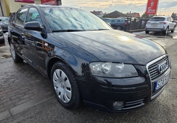 Audi A3 8P Hatchback 3d 2.0 TDI PD 140KM 2005 Audi A3 Sportback 2.0DieselQUATTROZarejestrowana w Polscekomplet alufelg, zdjęcie 2