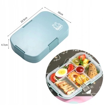Sistema lunchbox mały bento box 5 komór to-go920ml