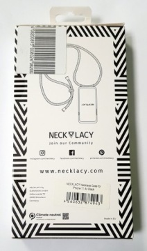 ЧЕХОЛ-ОЖЕРЕЛЬЕ ДЛЯ iPhone 11 С ЧЕРНОЙ СТРУНКОЙ