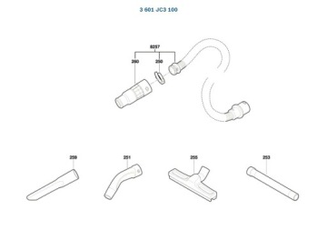 Клапан дисковый пылесоса BOSCH GAS35MAFC 100