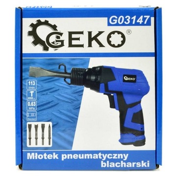 MŁOTEK PNEUMATYCZNY BLACHARSKI PRZECINAKI WYBIJAK