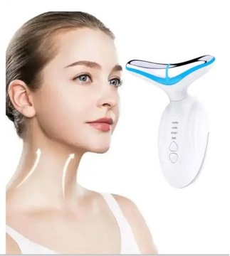 Лифтинг-массажер 3в1 ШЕЯ ЛИФТИНГ ЛИЦА EMS ТРИКОЛОР ФОТОННАЯ ТЕРАПИЯ