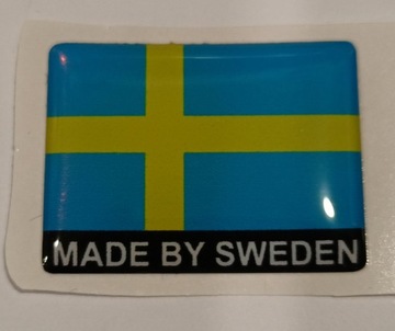 Naklejka 3D wypukła Made by Sweden 157