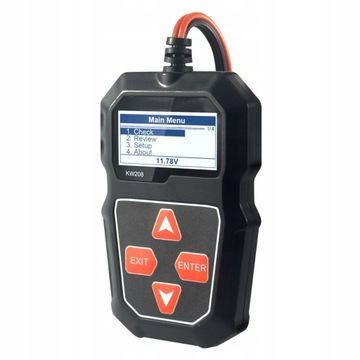 TESTER OBCIĄŻENIA AKUMULATORA SAMOCHODOWEGO KW208