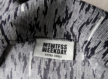 WEEKDAY bluzka Top wiskoza wzorki XS