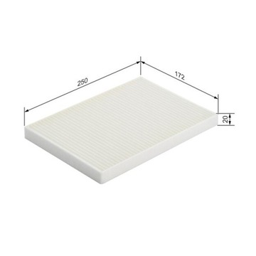 BOSCH 1 987 432 055 FILTR VENTILACE PROSTORU SPOLUJEZDCE