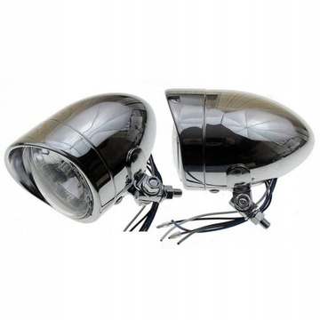 Lampa Lightbar z daszkiem 4 cale chrom Homologacja