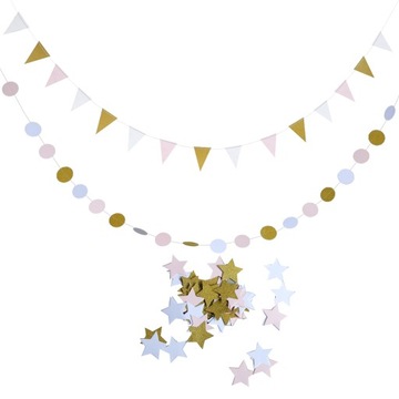 Блестящий треугольный круглый вымпел