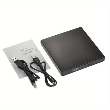 Внешний привод CD-DVD, тонкий портативный внешний привод CD-RW DVD-RWr USB 2.0
