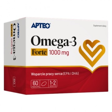 OMEGA 3 FORTE 1000 MG APTEO 60 KAPSUŁEK