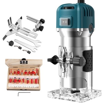 МОЩНЫЙ ФРЕЗЕРНО-ФРЕЗЕРНЫЙ СТАНОК ДЛЯ ДЕРЕВА 30000 ОБ/МИН ОБРЕЗОЧНЫЙ СТАНОК 800 Вт