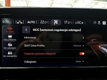 Seat Leon IV Sportstourer 1.5 EcoTSI 130KM 2021 Seat Leon Sportstourer ACC+LED Iwł Kraj Bezwy, zdjęcie 24